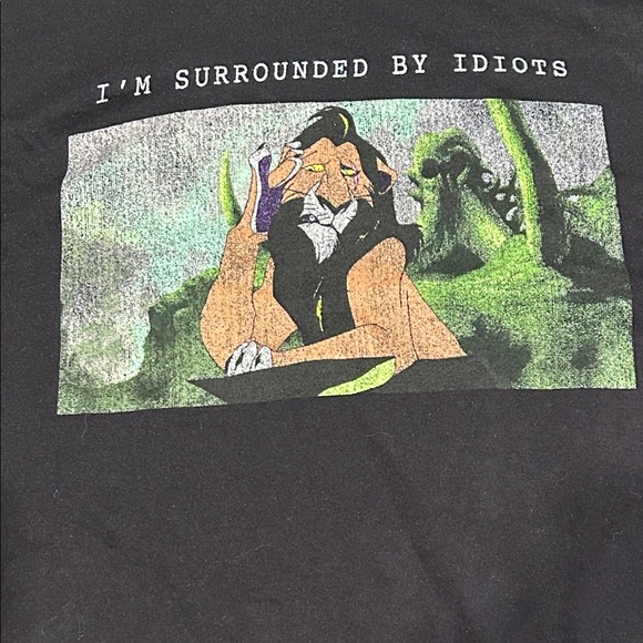 Disney Black Graphic Tee with Lion King Design - Picture 4 of 6